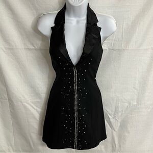 Ole ole ladies rhinestone Gilet dress size small